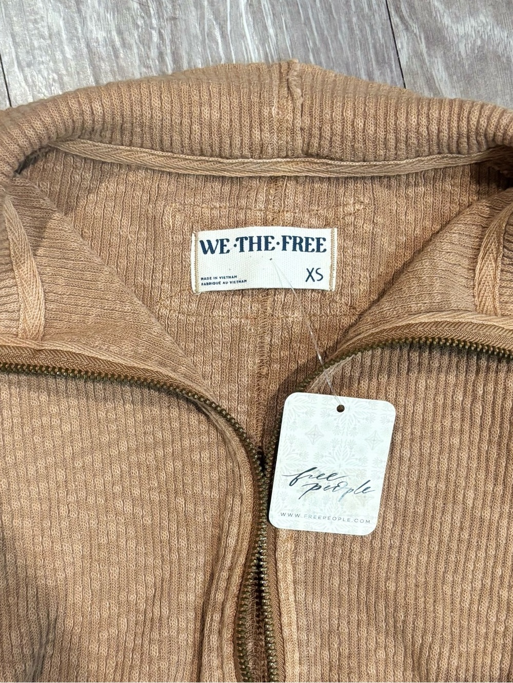 NWT FREE PEOPLE WE THE FREE MIDNIGHT HALF ZIP